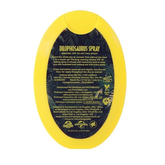 Profusion Cosmetics x Jurassic Park Dilophos Mineral SPF 30 Setting Spray - Picture 6 of 7